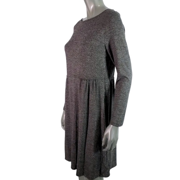 J. Jill Wearever Collection Grey Long Sleeve Dress - Picture 3 of 12